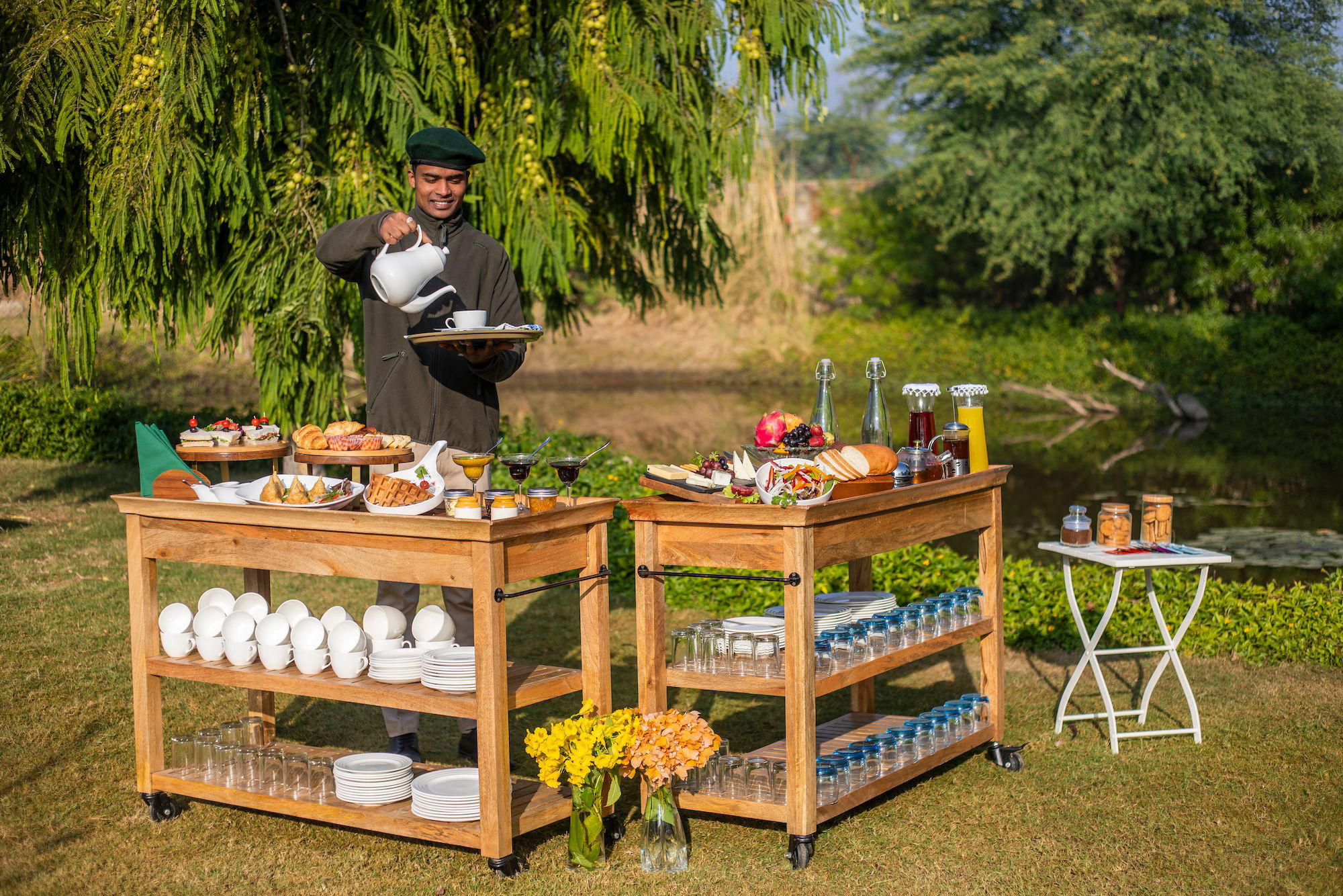 Orchard Dining at Sariska 