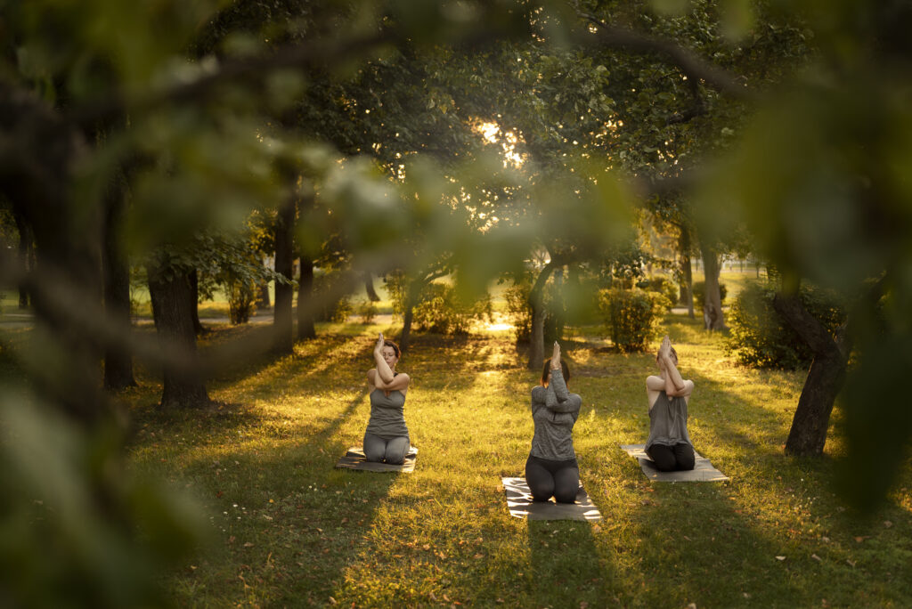 Benefits of yoga and meditation in the serene surroundings of Sariska Manor, Resort in Sariska